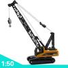 1/50 Diecas Truck Alloy Tower Crane Model Engineering Vehicle Excavator Model Children's Toy Engineering Alloy Model Gifts