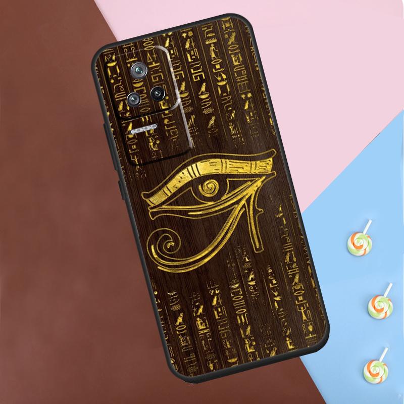 Священный Глаз Гора Египет Фреска Чехол Для Xiaomi POCO M6 Pro X3 X5 X6 Pro F3 F5 M5s Mi 14 Pro 13 13T 11T 12T 12 Lite Чехол