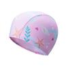 High Elasticity Swimming Hat Cartoon Print Kids Swim Cap Comfortable Swim Cap  Girls