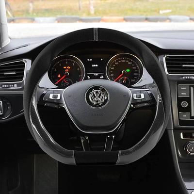 38 см Чехол на руль автомобиля для Volkswagen VW Golf 5 6 MK6 GTI R Jetta MK5 Passat B6 B7 CC Polo Аксессуары для интерьера автомобиля
