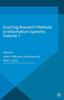 The Enacting Research Methods In Information Systems: Volume 1 Book