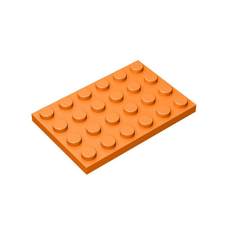 100 шт. Детали MOC 3032 Пластина 4 x 6 Совместимые Кирпичики DIY Сборка Строительные Блоки Частицы Детская Головоломка Развивающая Игрушка Подарок на День Рождения