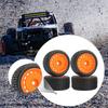4 Pieces RC Wheel Rims Replaces Professional Lightweight Upgrade Part 1/28 Car