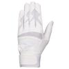 XANAX Baseball Batting Gloves for Both Hands BBG500K White X White M Compatible with High School Baseball