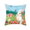 Домашний Декор Пасхальная Наволочка Цветы Кролик Яйцо Принт Наволочка Чехол для Подушки Дивана Декор Комнаты Спальни x