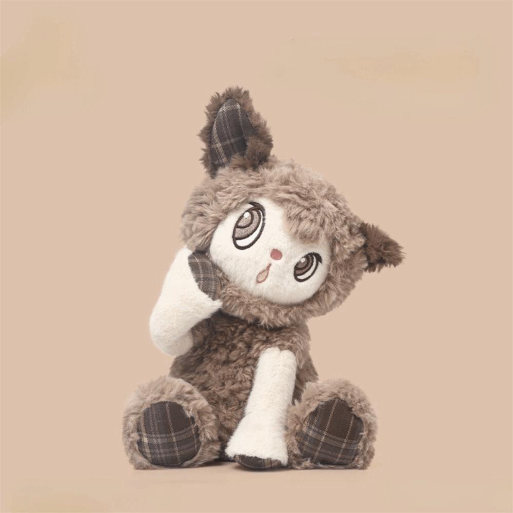 Soft Material Cat Doll Cute Design Plush Doll Kitten Model Plush Toy Room Decor