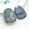 TPU 3 Button Remote Key Fob Shell Case Replacement For Chevrolet For Chevy For Silverado Tahoe Suburban For GMC LHJ011 2003-2006