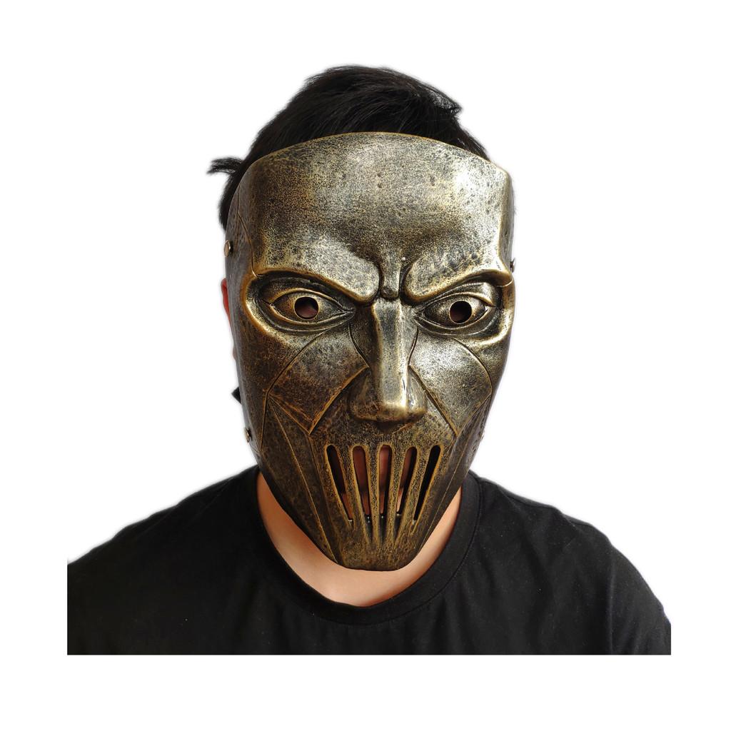 Slipknot Мик Удивительная серебряная и медная маска для лица на Хэллоуин и косплей-мероприятия