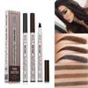 Lsport04327-Eyebrow Pencil - Music Flower Eyebrow Pencil with Eyebrow Comb, Long-lasting Tinting Eyebrow Dye,