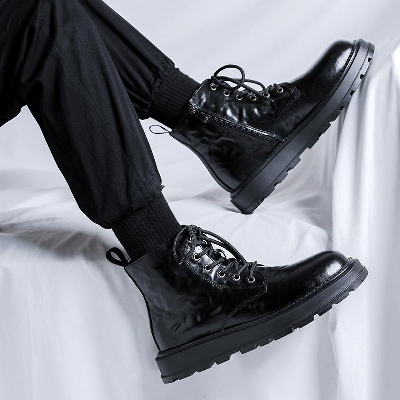 Осенне-зимние высокие ботинки Martin мужские 2025 года модные мужские ботинки британские ботинки для активного отдыха 2265-R