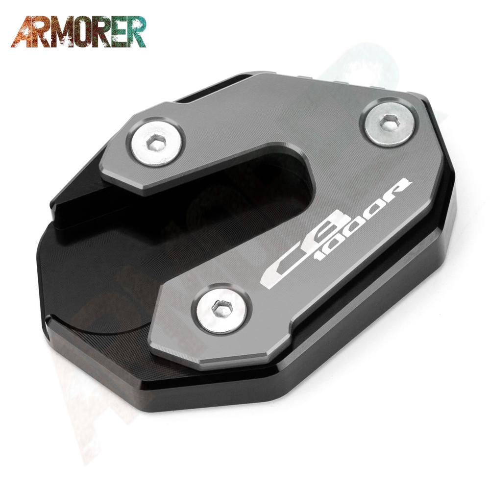 Аксессуары для мотоциклов для HONDA CB 1000R CB1000R CB1000 R подставка для ног с ЧПУ, боковая подставка для ног, удлинитель, опорная пластина 2018-