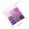 18 Color Blossom Purple & Pink Shimmer Eyeshadow Palette, Long-Lasting Waterproof, Matte & Shimmer Finish, Smoky Eye Makeup Palette for Women
