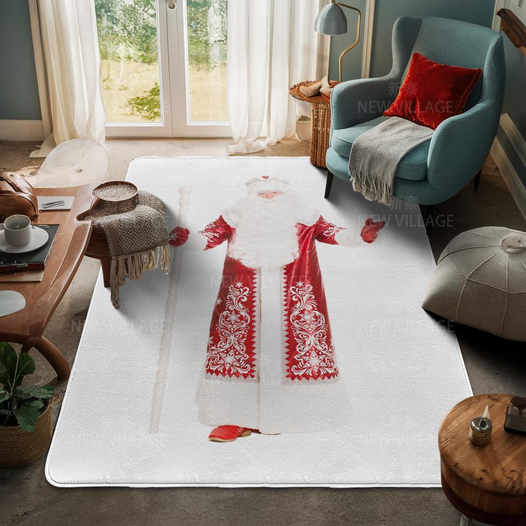 Ковер у входа в дом Домашний коврик у двери Гостиная Ванная Комната Ноги ванная комната Нескользящие коврики с водопоглощением для ванной Счастливого Рождества зима