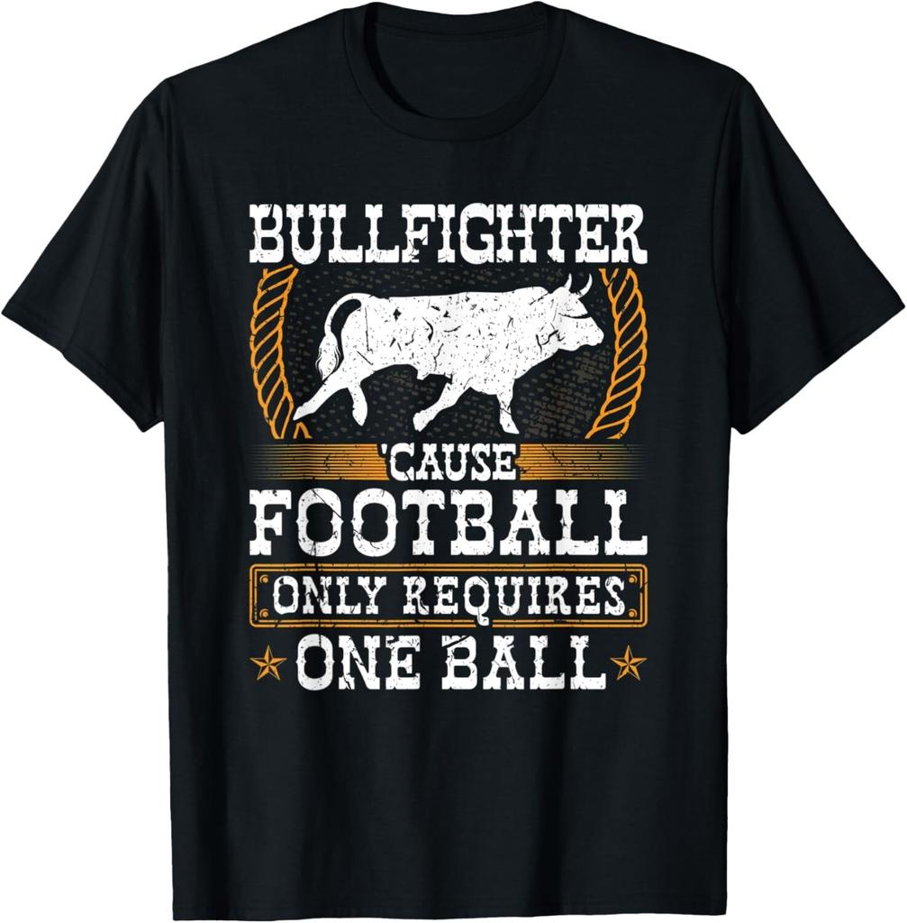 Bullfighter_ Football Vintage Rodeo Clown Bullfighting Tee Gift Unisex T-Shirt