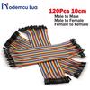 120Pcs 10cm Dupont Line Male To Male Female To Male and Female To Female Jumper Wire Dupont Cable 40Pcs For Arduino DIY KIT