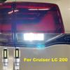 For Toyota Land Cruiser LC200 2008-2019 2pcs/lot Canbus Error Free LED White Backup Reverse Light