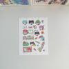 Korean Cute Cartoon Animal Stickers INS Style DIY Scrapbook Sticker Set for Journal Diary Decoration