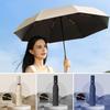 Automatic Folding Umbrella Sun Blocking UV Protection Tri-fold Umbrella Waterproof Windproof Portable