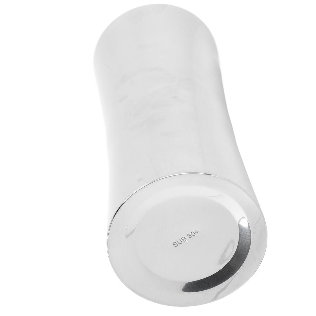 Высокая ваза из нержавеющей стали 304 серебристого цвета в форме талии, ваза для цветочной композиции для офиса и свадьбы