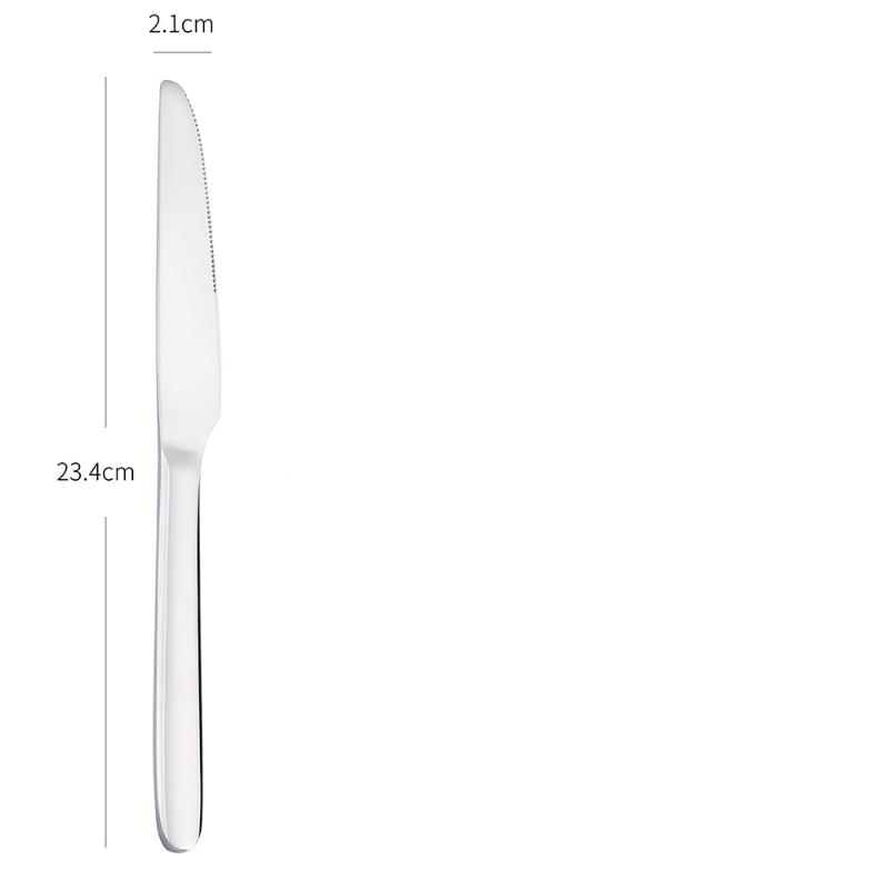 HANYANG Steak Knife and Fork Western Knife, Fork and Spoon Simple Wind Gold Stirring Spoon Western Tableware