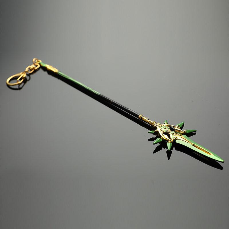 Брелок Genshin Impact с мечом Genshin Косплей Оружие Skyward Blade Брелок