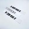 Old Font Numbers Letter 116i 118i 120i 125i 128i 130i 135i 140i Top ABS Emblem for BMW 1 Series Car Trunk Nameplate Logo Sticker