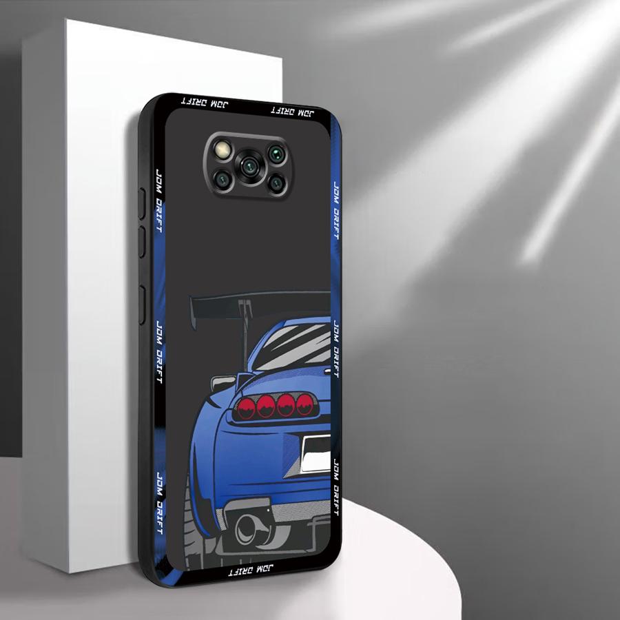 Модный Чехол-Футляр для Телефона Car Funda для Xiaomi Poco F8 C50 F3 X7 X3 X4 X5 Pro C71 M5 C61 C75 F1 M7 Pro M3 M4