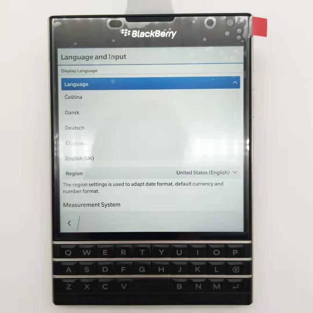 Восстановленный Blackberry Passport Q30 4G СЕТЬ 3 ГБ ОЗУ 32 ГБ ПЗУ 13 МП 4,5" Мобильный Телефон Сотовый Телефон С 1 SIM-картой