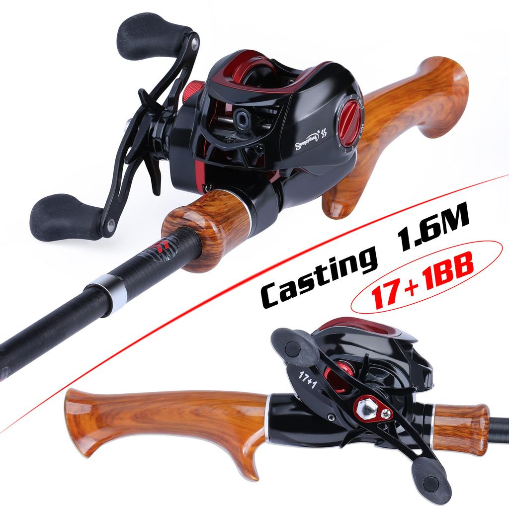 SOUGAYILANG Рыболовный спиннинг, набор удилищ с спиннинговой катушкой, катушка для заброса наживки, удочка, леска, приманка, рыболовные инструменты