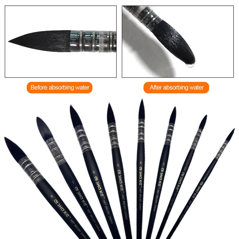 Professional Watercolor Brush Artist Paint Brush Set Gouache Oil Painting Brush Darwing Art Brushes Art Supplies