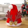 Plush Christmas Hat Polyester Santa Snowman Hat Xmas Cap Xmas Arts Hats  Xmas Gift