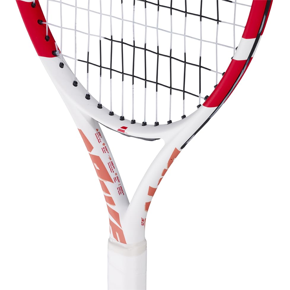 Babolat Pure Drive Junior 23 Белая детская теннисная ракетка Предварительно натянутая (2025, 140511)