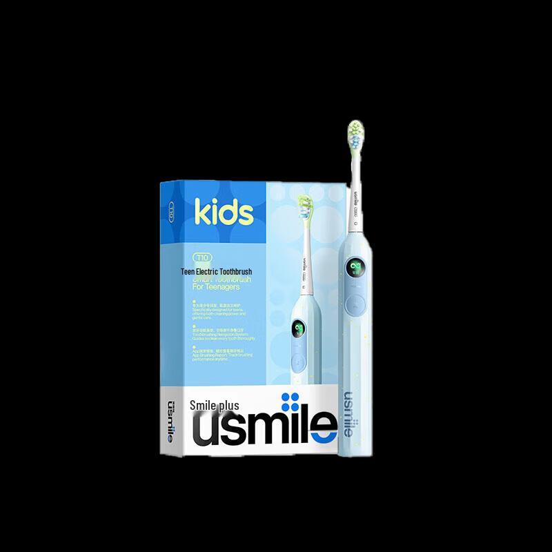 usmile Звуковая электрическая зубная щетка T10 для детей и подростков, китайская вилка (адаптер в комплекте)