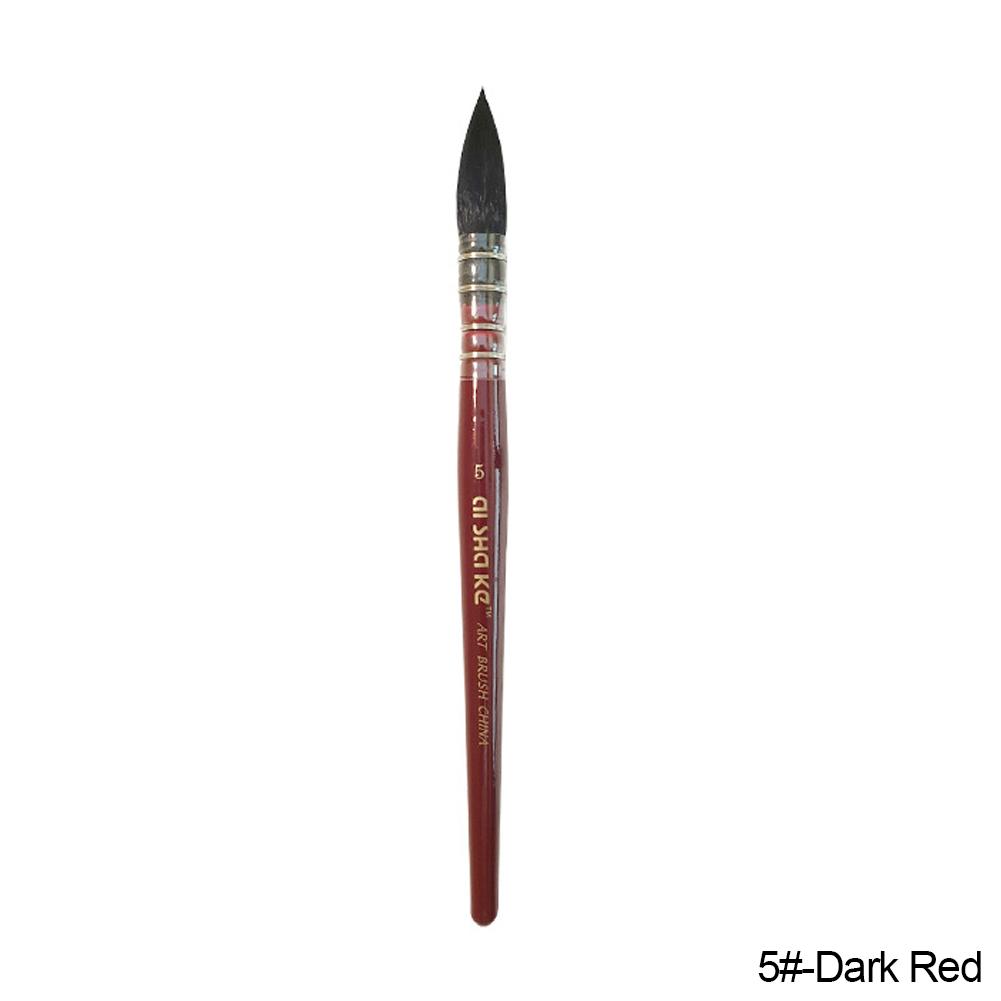 Универсальный набор из 8 художественных кистей с длинными ручками для акварели, гуаши и масляной живописи