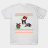 T Shirt Women Siberian Husky Dog Ugly Christmas Sweater Harajuku Print Kawaii Tshirt Summer Short Sleeve Female T-Shirt Top Tee