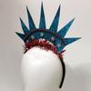 Праздничная Корона Богинь Liberty Женские Повязки на Голову на Хэллоуин Косплей Головной Убор для Парадов и Общественных Собраний