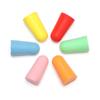 Random Color Sleeping Travel Rebound Anti-noise Soft Polyurethane Foam Tapered Earmuffs Earplugs