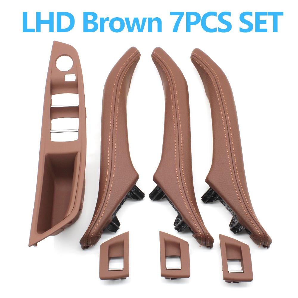 Комплект кожаных ручек для подлокотника со стороны водителя и пассажирской двери для BMW 5 серии F10 520 523 525 528 530