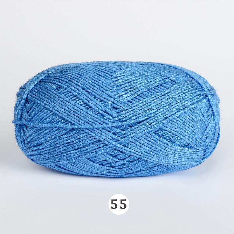 50g/Ball DIY Crochet Yarn Hand Woven Yarn Knitted Fabric Natural Bamboo Cotton Baby High Quality