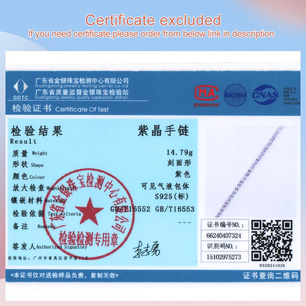 Браслет из натурального бразильского аметиста из стерлингового серебра 925 пробы, элегантное легкое, роскошное, изящное ювелирное украшение для женщин, наряд для банкета на годовщину