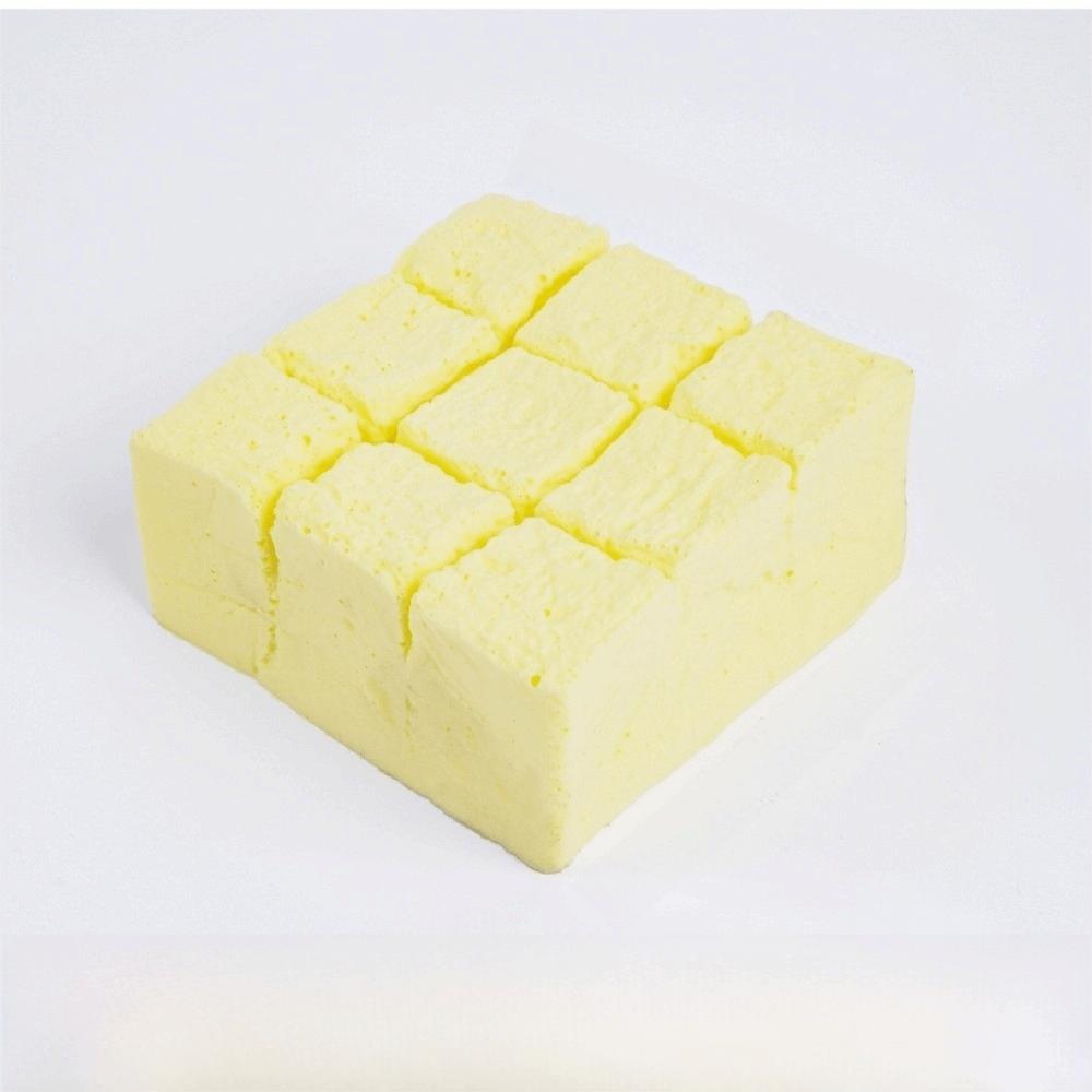 Non-Toxic Tofu Squeezable Toy Safe Healthy Simulated Bread Pinch Toy Birthday Gift