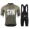 2025 Synful Мужская велосипедная одежда Комплект футболки с коротким рукавом для горного велосипеда Триатлон MTB Лето