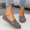 2024 Large-Size Women's Denim Toe Slip-On Shoes with European and American Style