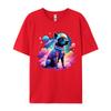 Dog In Space Tshrit Animal Lover Front Printed T Shirt Cotton Unisex Top TShirts Hot Sale Classic Tees