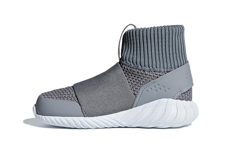 adidas Оригинальные кроссовки Tubular Doom 360 I Нескользящие Средняя высота Обувь для малышей Серо-белые Для младенцев и малышей AQ1110