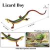 Oenux New Simulation Wild Reptile Animals Action Figures Lizard Model Figurines Kids Education Congnitive Scene Decoration Toy
