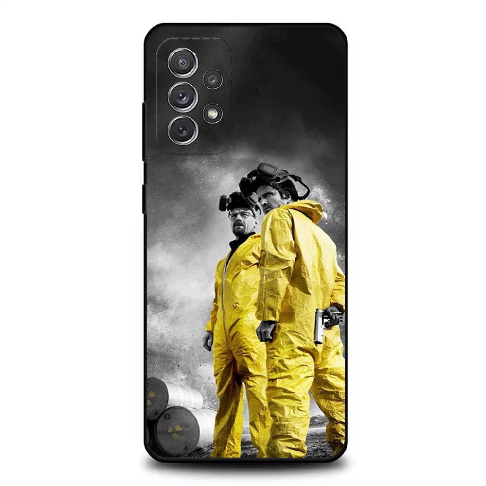 B-Во все тяжкие H-Хайзенберг Чехол для телефона Samsung S 25,24,23,22,30,21,10,9,Ultra,Plus,Lite,FE,4,5G Черный Мягкий чехол