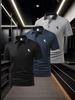 3Pcs Men's Piped Trim Short Sleeve Polo Shirt, Moisture Wicking Tops, Regular Fit for Office Commute Outdoor Stroll Daily Errands Leisure Activities