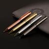 Smooth Writing Signature Pen Housing Retractable Rollerball Pen Crest Style Metal Ballpoint Pen