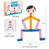 Sport Wooden Man Material DIY Puzzle Toys Boards Educational Game Early Learning Toy for Children Preschool Fine Motor Training